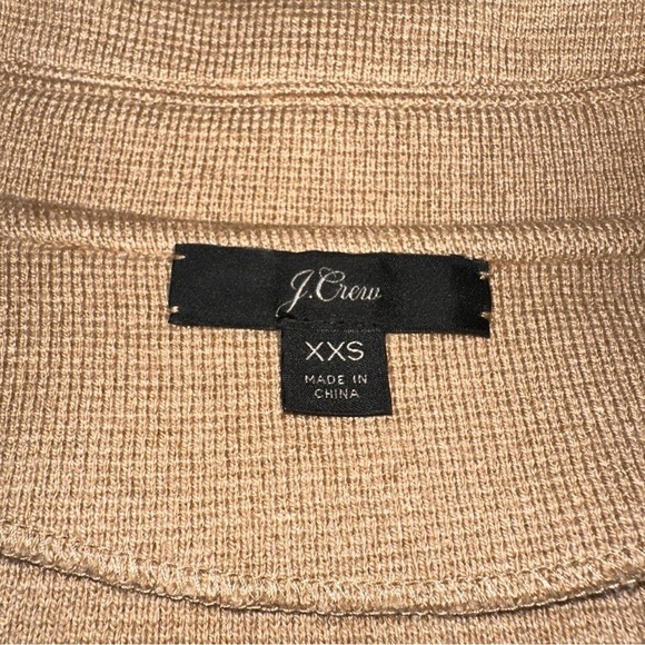 J Crew Sophie Camel Open Front Sweater Blazer - Picture 7 of 8